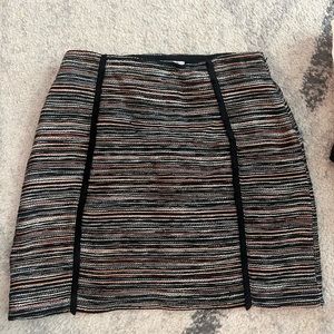 LOFT MULTI COLORED SKIRT
